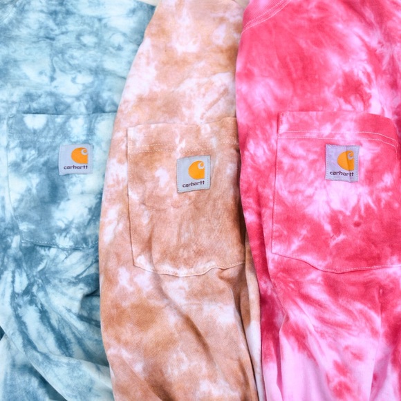 Carhartt Tie Dye T-Shirt (Fawn) - Picture 3 of 3